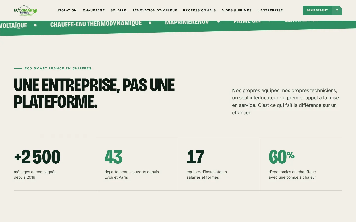 Eco Smart France · Site sur mesure · génération de leads — aperçu 5