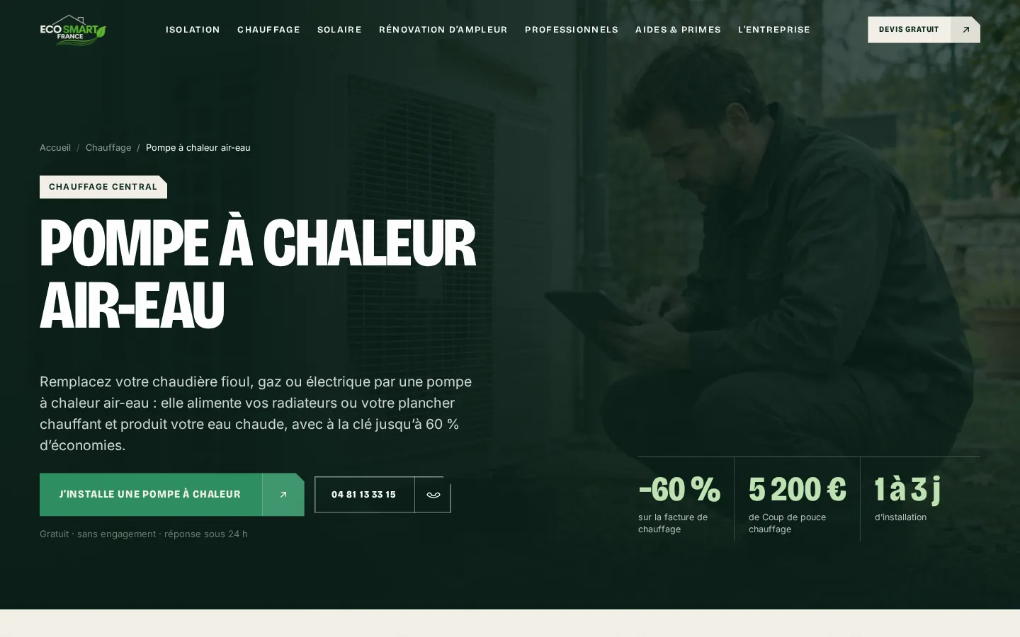 Eco Smart France · Site sur mesure · génération de leads — aperçu 4