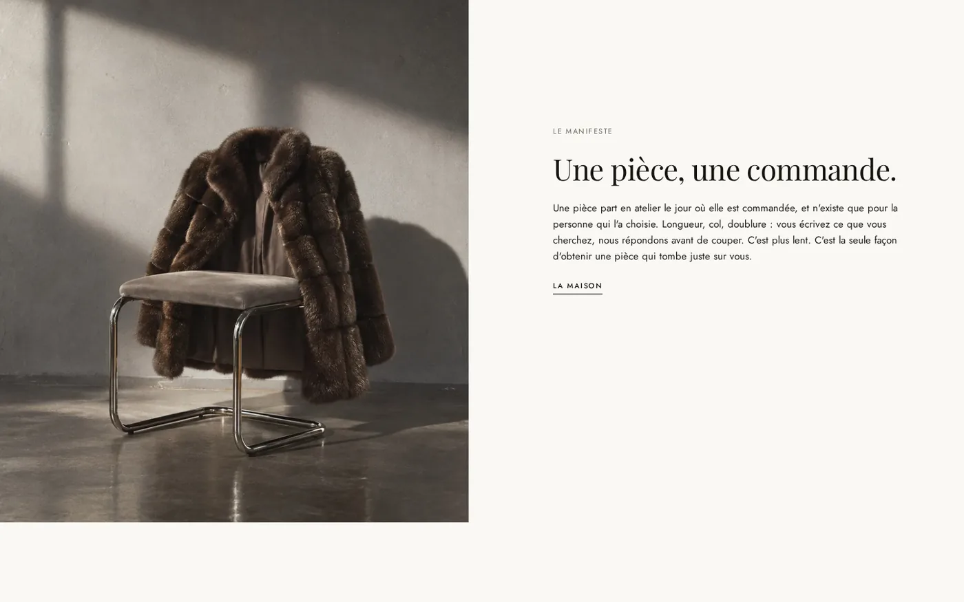 Fursultana · Thème Shopify sur mesure + photos IA — aperçu 3