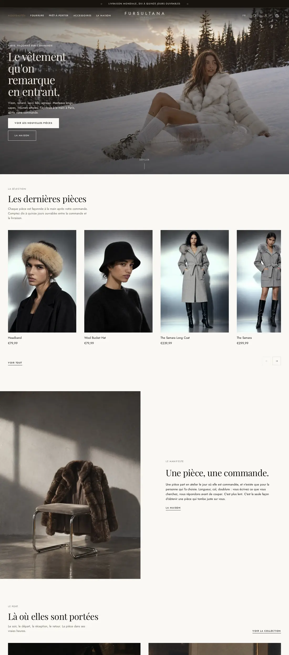 Après : le nouveau site Shopify sur mesure